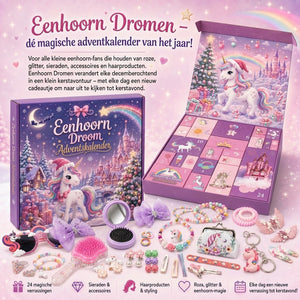 UniPop Eenhoorn Adventskalender voor Kinderen
