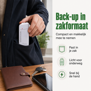 Emergo Nood-powerbank met oplader