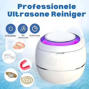 Ultrasonic Desinfectie Box – Dieptereiniging voor Kunstgebit, Aligners & Beugels