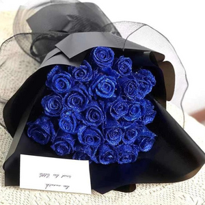 GlowRose - Luxe glitterrozen met een sprankelende afwerking voor geschenken en decoraties