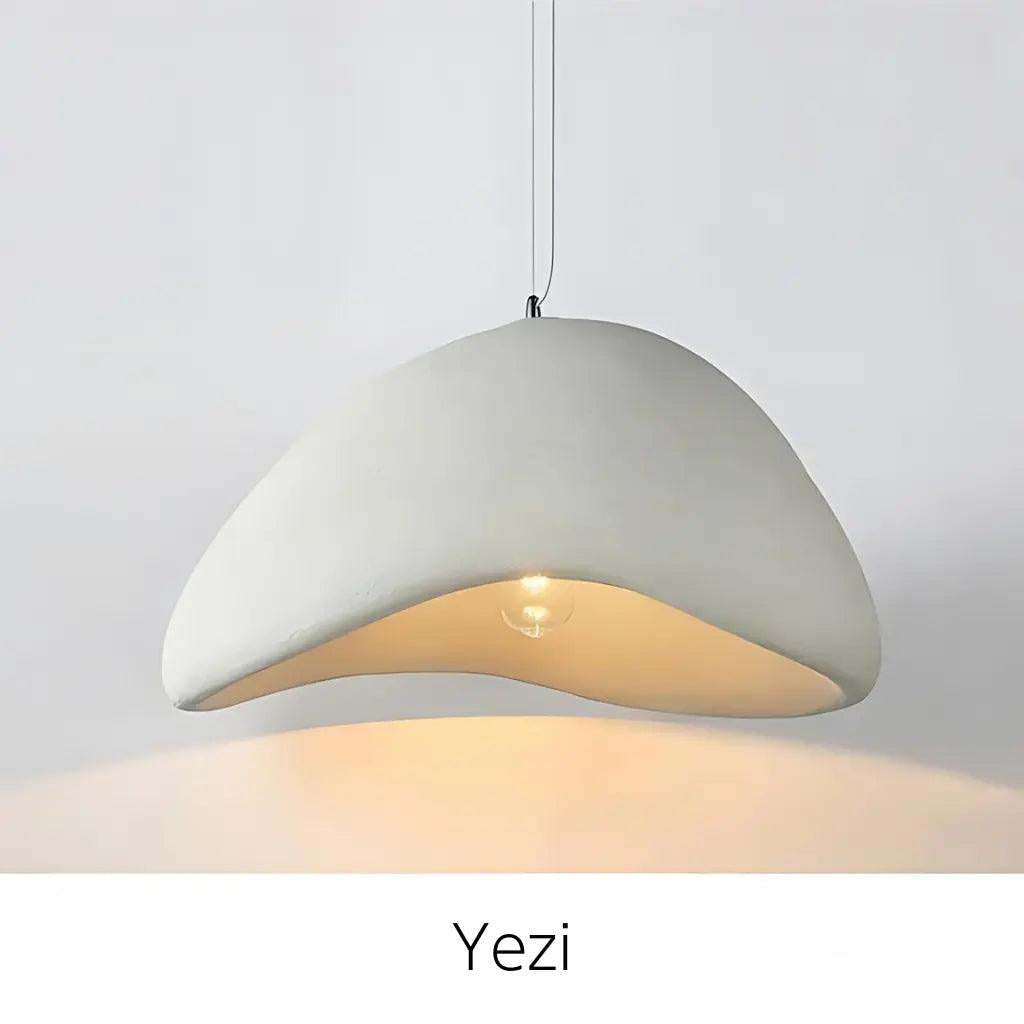 Moderne Wabi Hanglamp – Stijlvolle Hars Kroonluchter