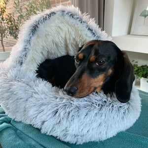 Cozycave Zacht Knuffel Kalmerend Hondenbed Kussen