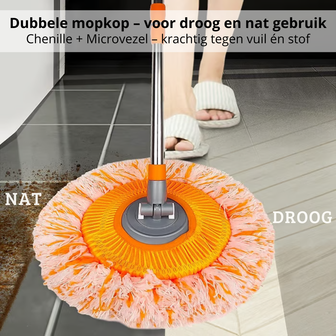 TopClean360 Mop - Tot aan het plafond, in elke hoek
