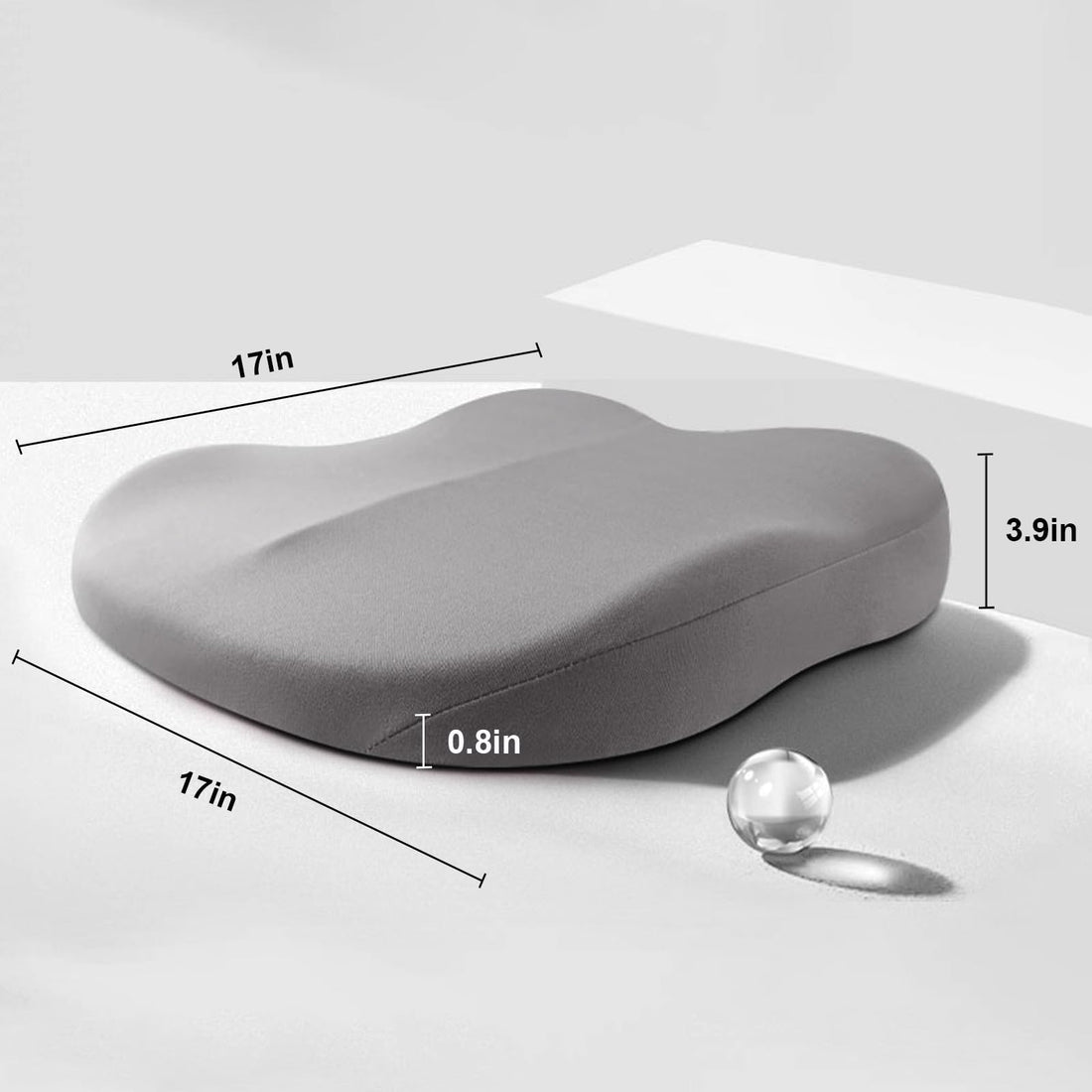 ZitComfort Ergonomisch Zitverhoger Kussen voor Auto & Kantoor – Betere Zithoogte en Houding
