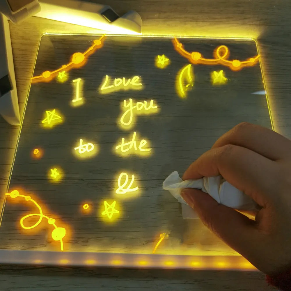 Tekenlicht - Verlichte Fantasieën - Tekenbord