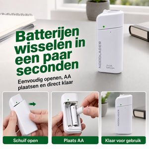 Emergo Nood-powerbank met oplader
