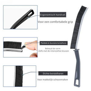 AllesSchoon Borstel - Kom gemakkelijk overal bij en houd schoon