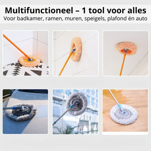 TopClean360 Mop - Tot aan het plafond, in elke hoek