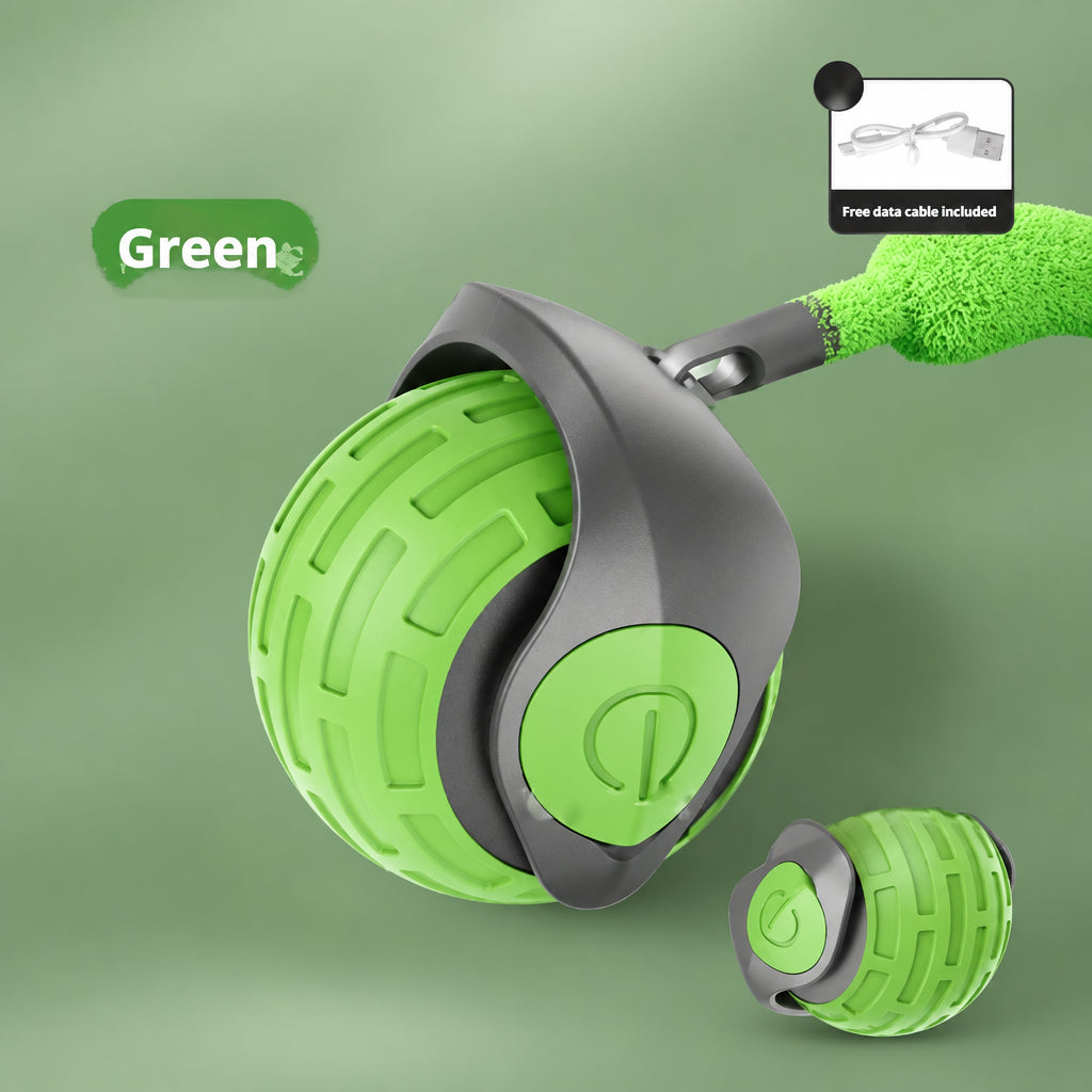 RollyPaw Interactieve Kattenspeelbal – Stille, Automatische Jachtbal met Obstakelvermijding