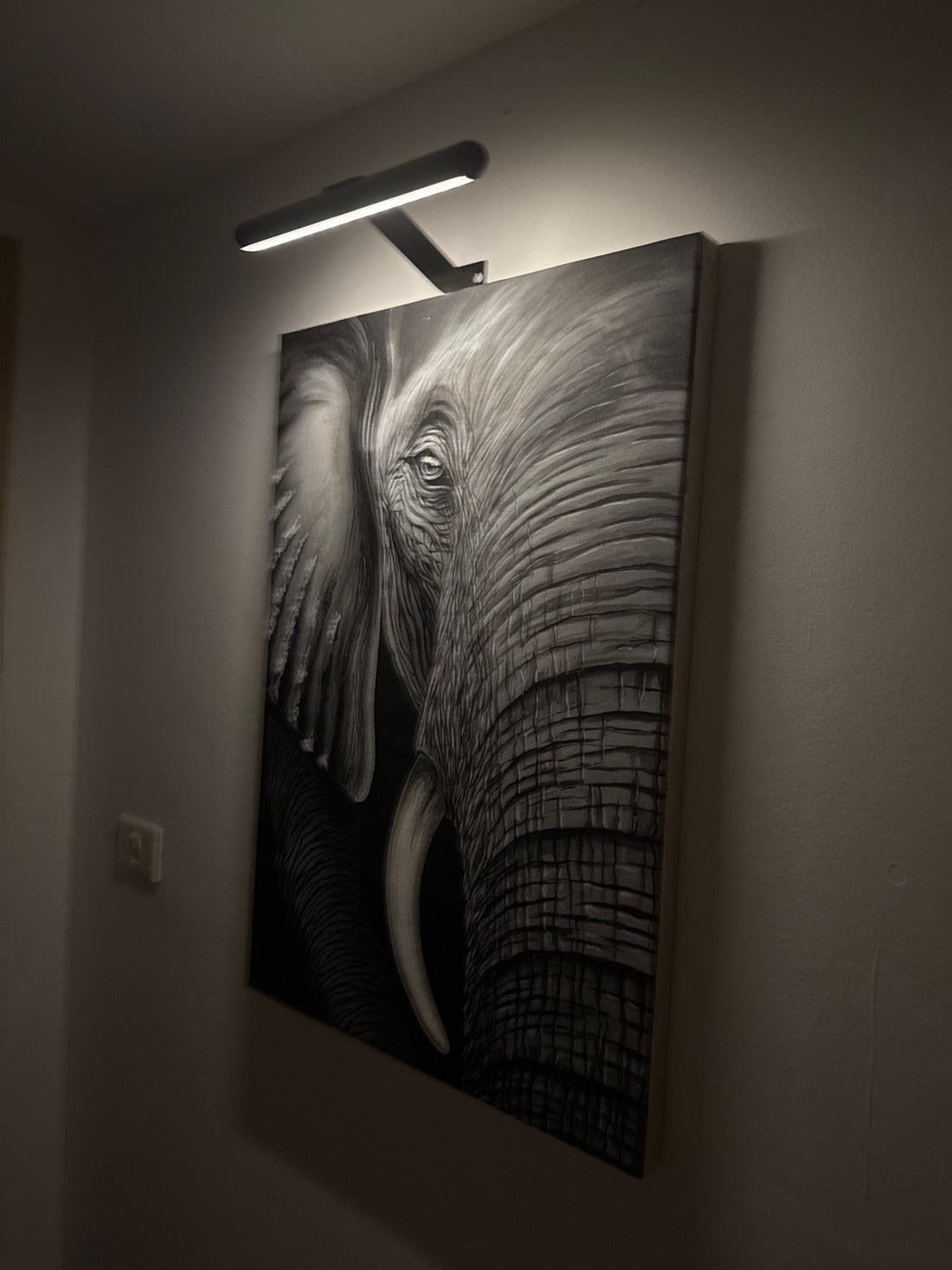 ArtGlow Draadloze LED Schilderijverlichting – Oplaadbare Wandlamp met Afstandsbediening, Dimbaar Licht