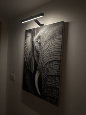 ArtGlow Draadloze LED Schilderijverlichting – Oplaadbare Wandlamp met Afstandsbediening, Dimbaar Licht