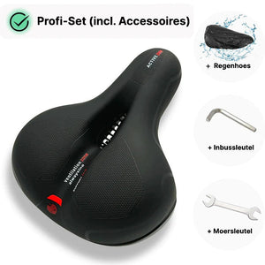 RideWell Pro – Comfortabel Ergonomisch Fietszadel met Schokabsorptie voor Onbezorgd Fietsplezier
