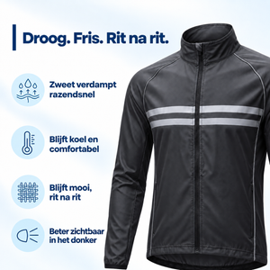 Javier Reflecterend Fietsjack – Winddicht en Lichtgewicht