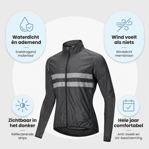 Javier Reflecterend Fietsjack – Winddicht en Lichtgewicht