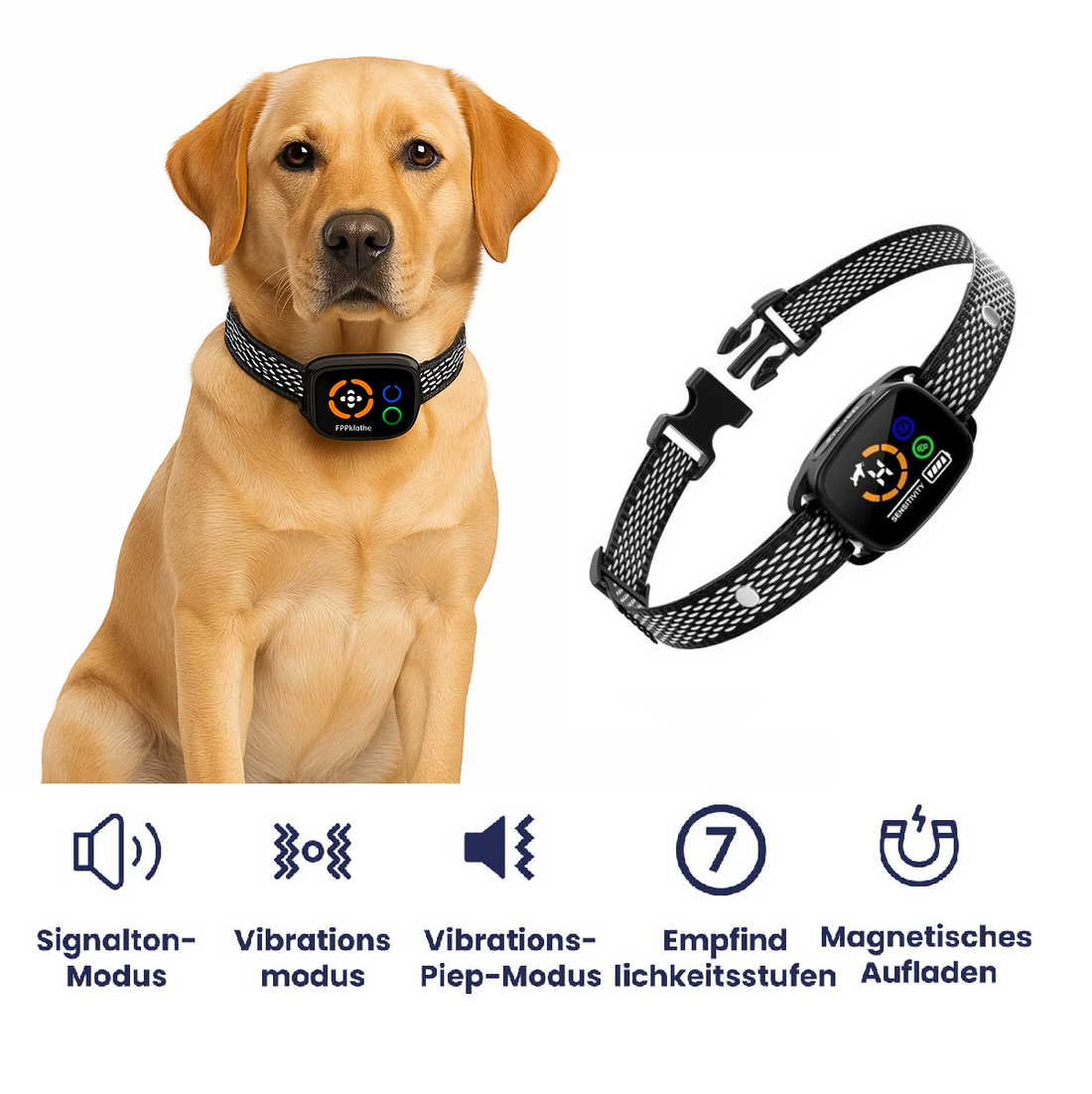 Dirk - Anti blaf halsband hond