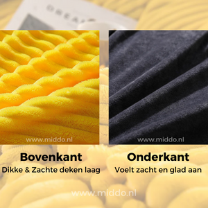 Duvelux Dekbedovertrekset, luxe dik en warm materiaal, dubbelzijdige fleece