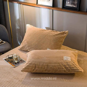 Duvelux Dekbedovertrekset, luxe dik en warm materiaal, dubbelzijdige fleece