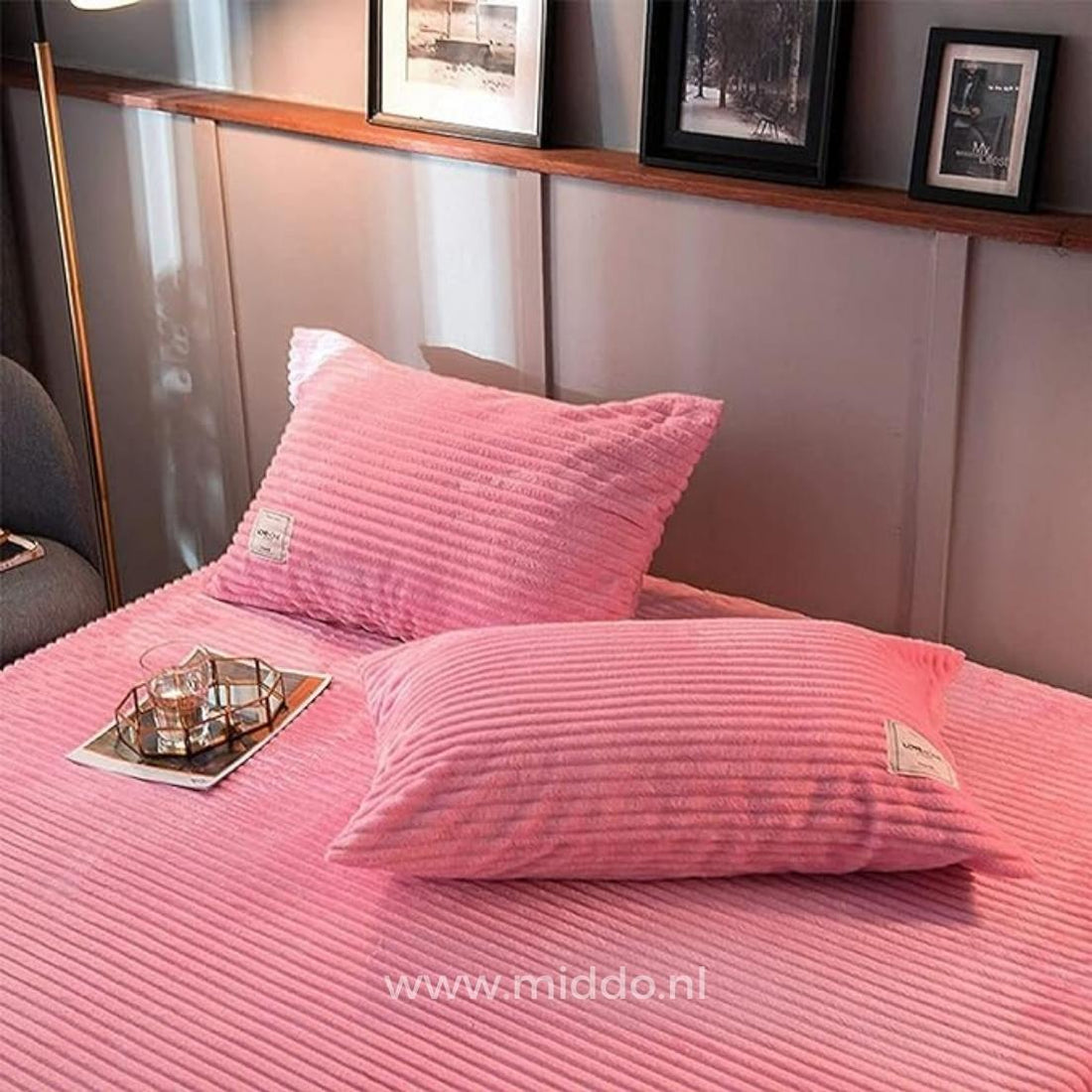 Duvelux Dekbedovertrekset, luxe dik en warm materiaal, dubbelzijdige fleece