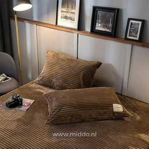 Duvelux Dekbedovertrekset, luxe dik en warm materiaal, dubbelzijdige fleece