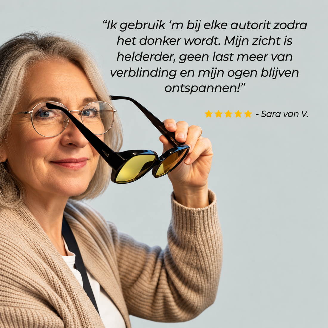 NaviGlass Reisbril – Helder Zicht & Veilig Rijden in het Donker