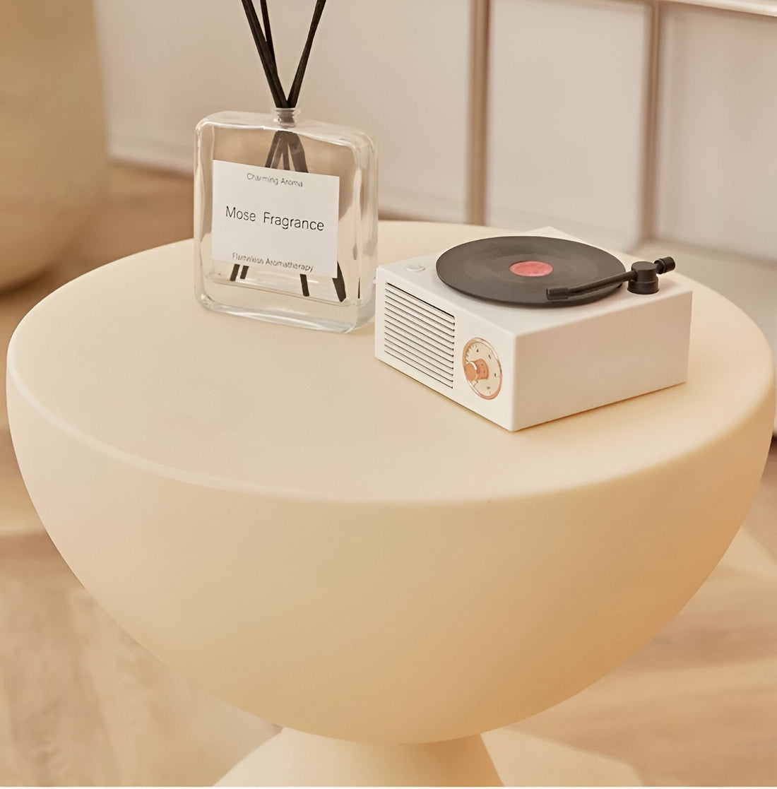 FormaLuxe – Luxe Ronde Salontafel – Moderne Bijzettafel voor Woonkamer & Slaapkamer