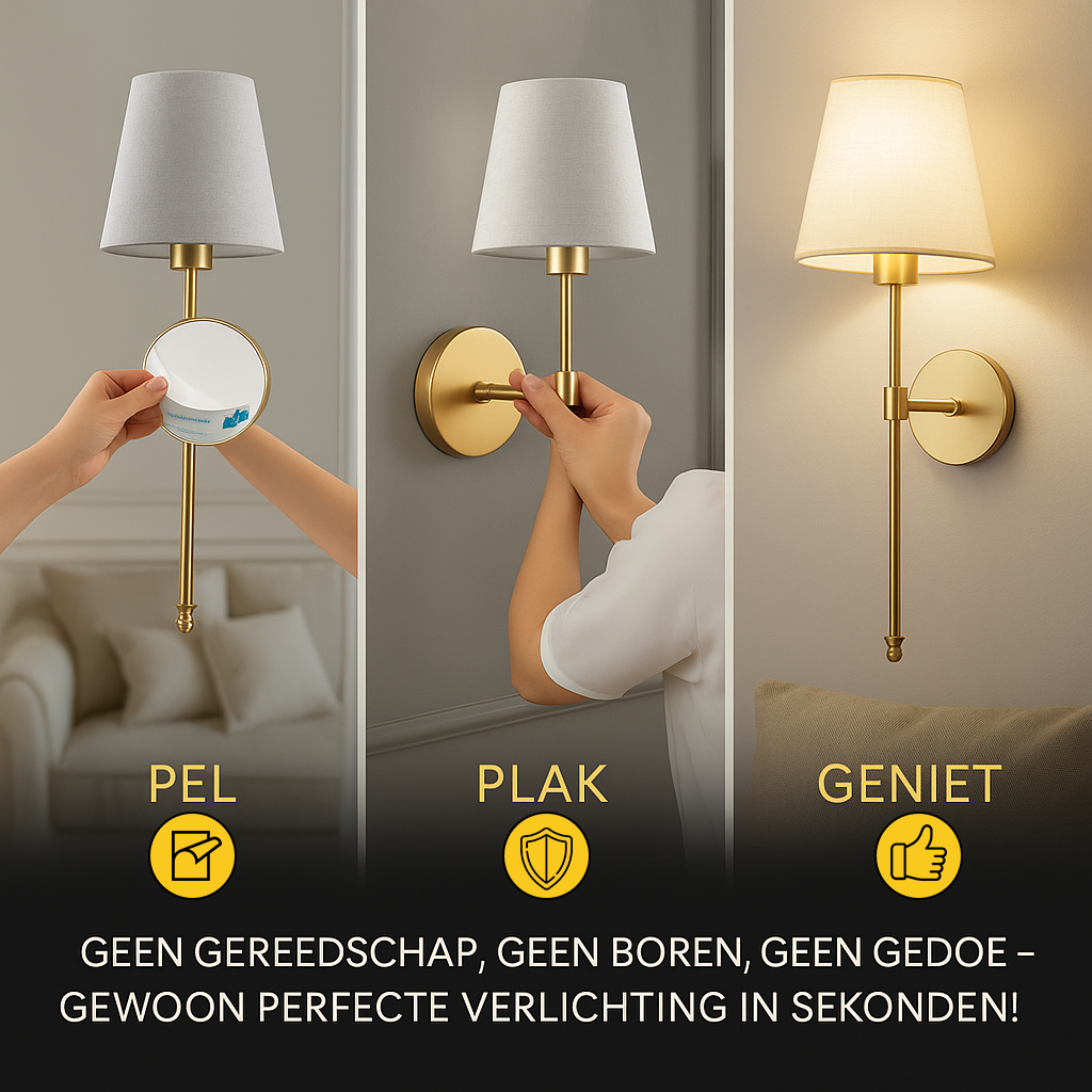 Luxe Zweedse Draadloze Wandlampen