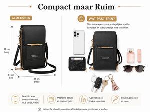 Orinette Crossbody Telefoontas met Touchscreen