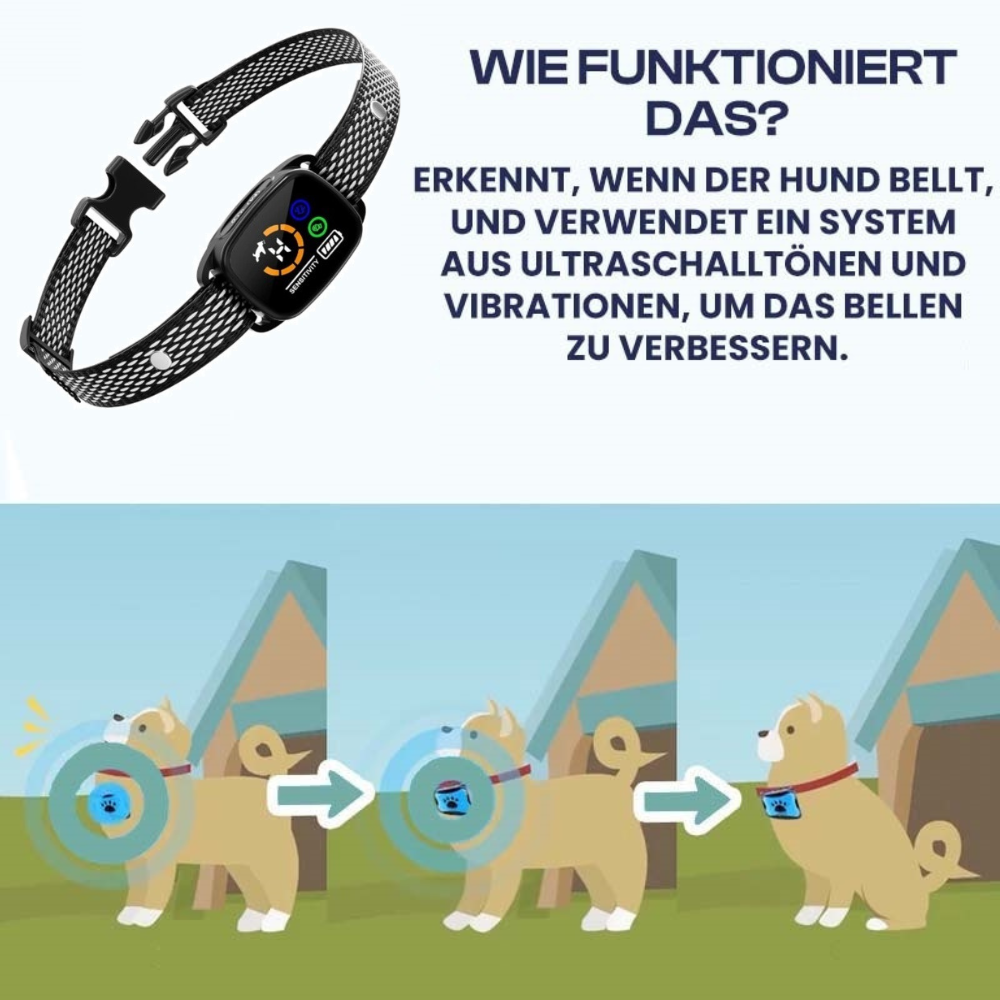 Dirk - Anti blaf halsband hond