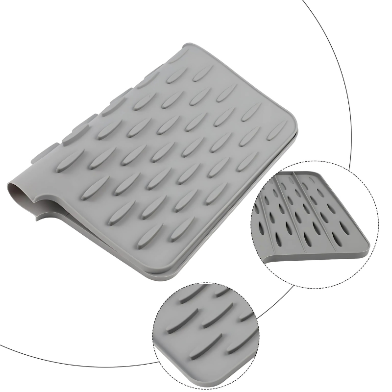 SiloMat 1+1 GRATIS: Multifunctionele Silicone Droog- En Hittebestendige Mat