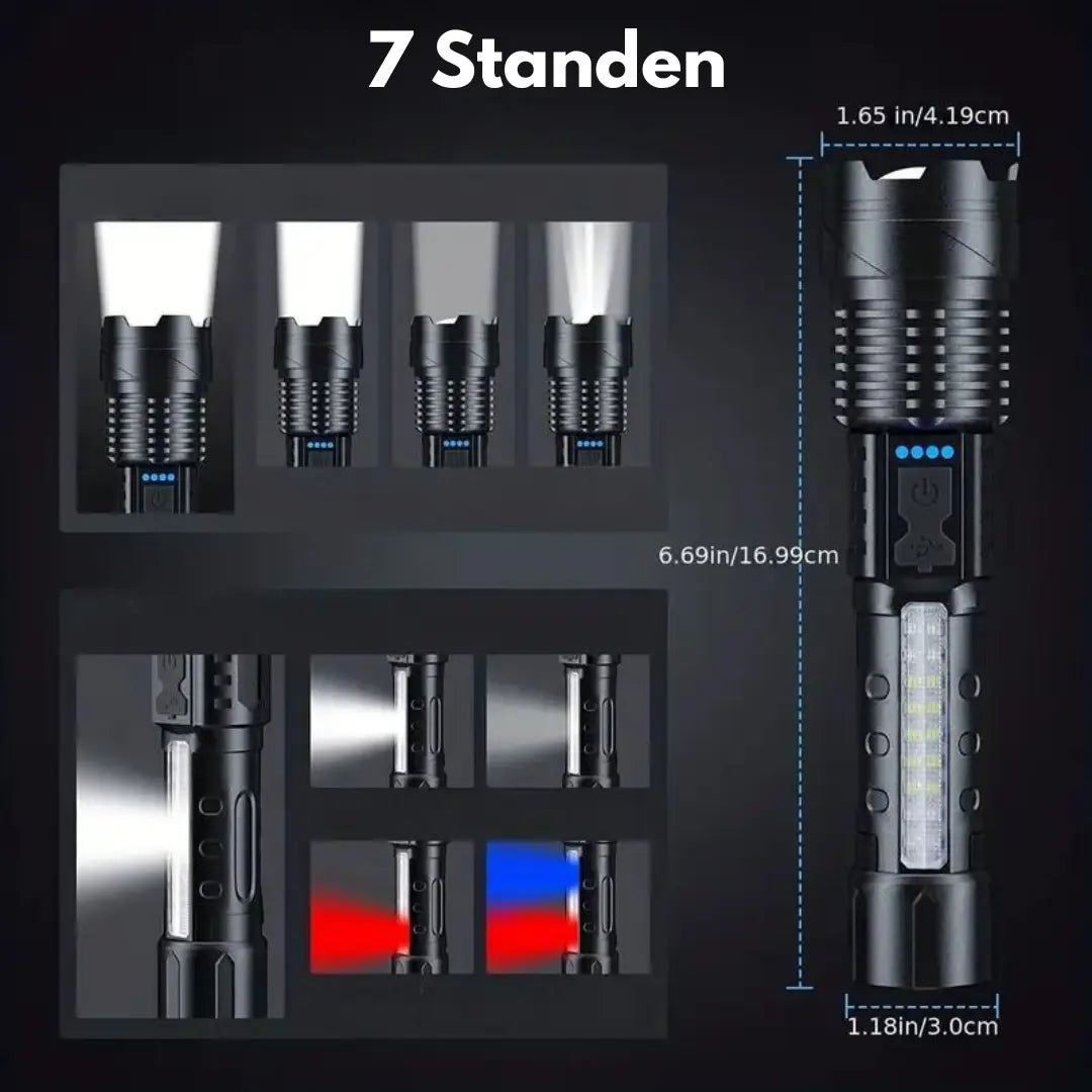 Militaire Zaklamp - 5000 lumen