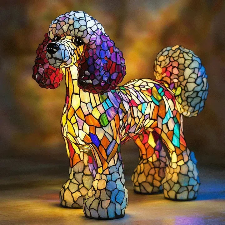 LumiPaw Handgemaakte Lichtgevende Hondenlamp – Sfeerverlichting en Cadeau