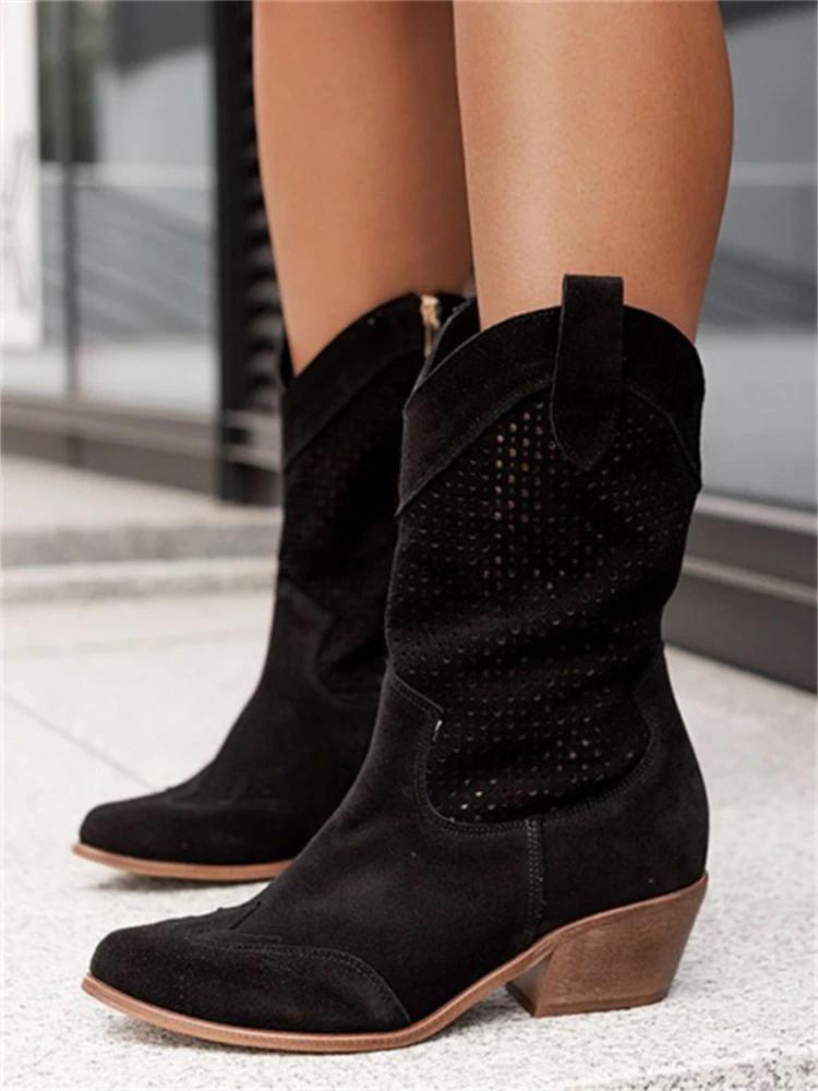 Josiane – Stijlvolle Trendy Cowboylaarzen voor Dames