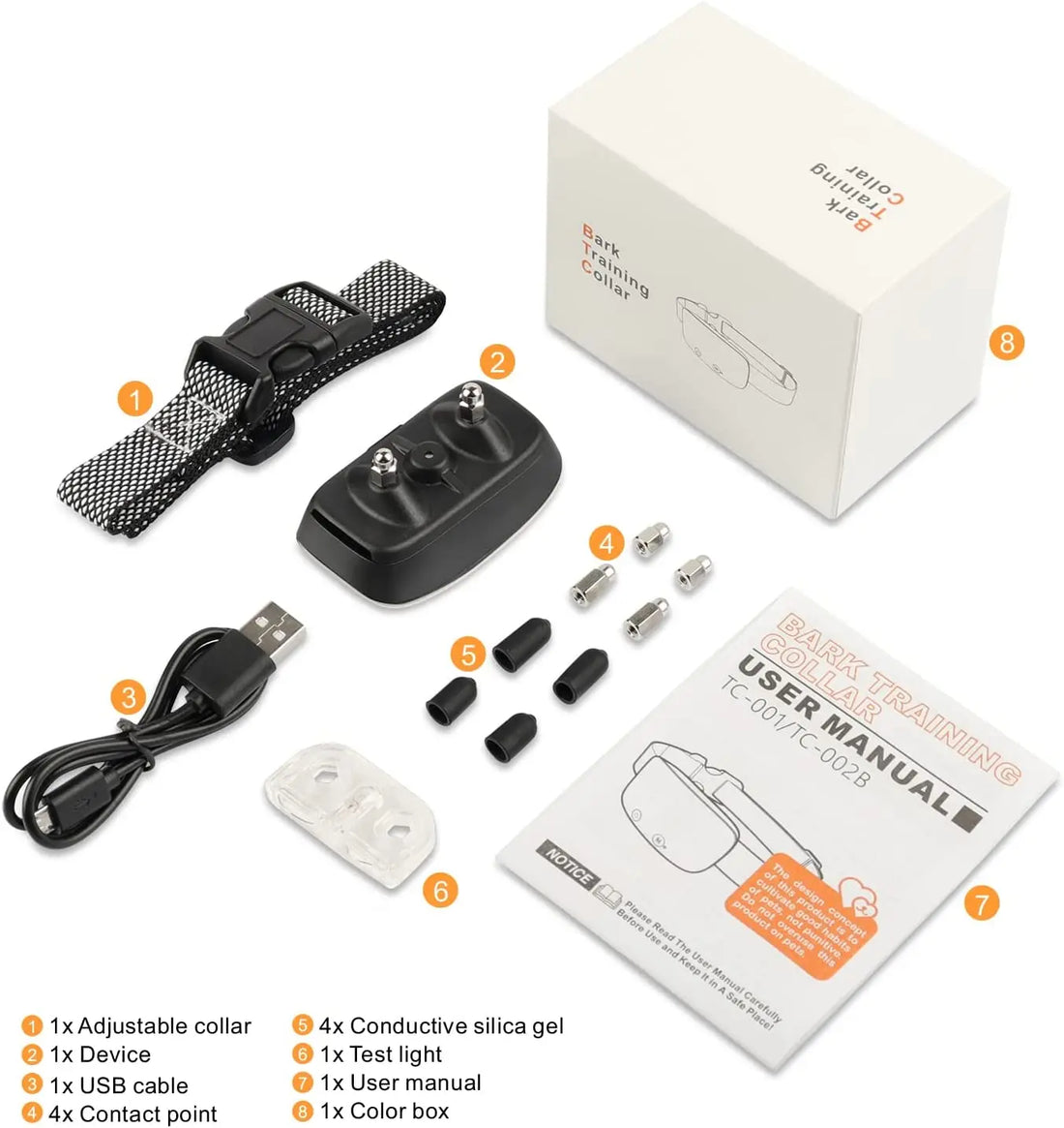 Gigi - Intelligente antiblafhalsband met trilling