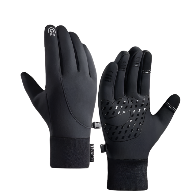 FrostShield Waterdichte Winterhandschoenen – Touchscreen Compatibel, Wind- en Waterdicht, Thermische Fleece Voering, Anti-Slip Grip voor Outdoor Activiteiten