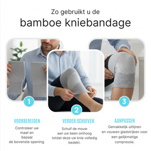 KneeAid Directe pijnverlichting & natuurlijk herstel, Ondersteunt je knieën en vermindert de druk.