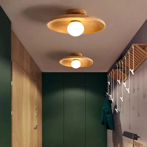 TræLys Houten Plafondlamp – Handgemaakt & Scandinavisch Design