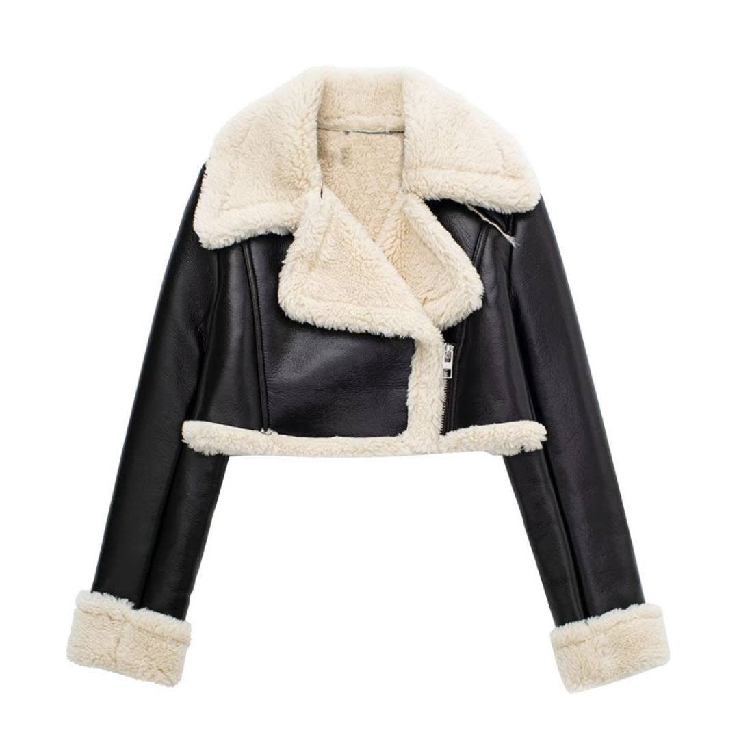 Annemiek Elegante Leren Jas