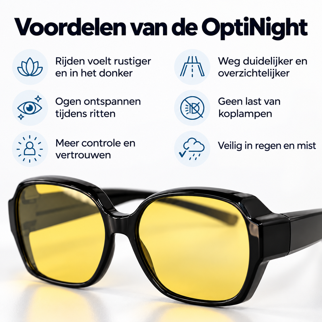 NaviGlass Reisbril – Helder Zicht & Veilig Rijden in het Donker