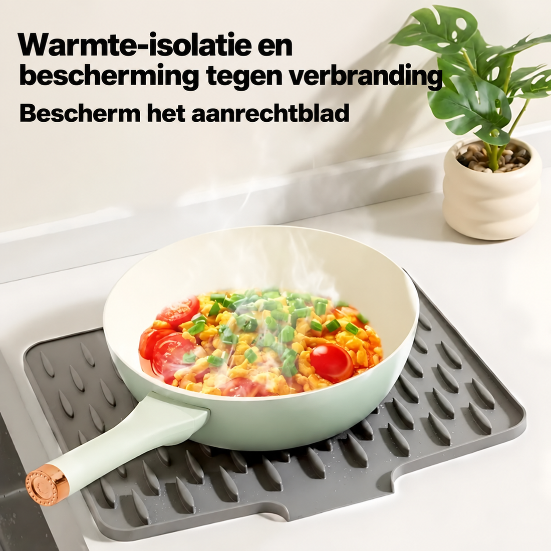 SiloMat 1+1 GRATIS: Multifunctionele Silicone Droog- En Hittebestendige Mat
