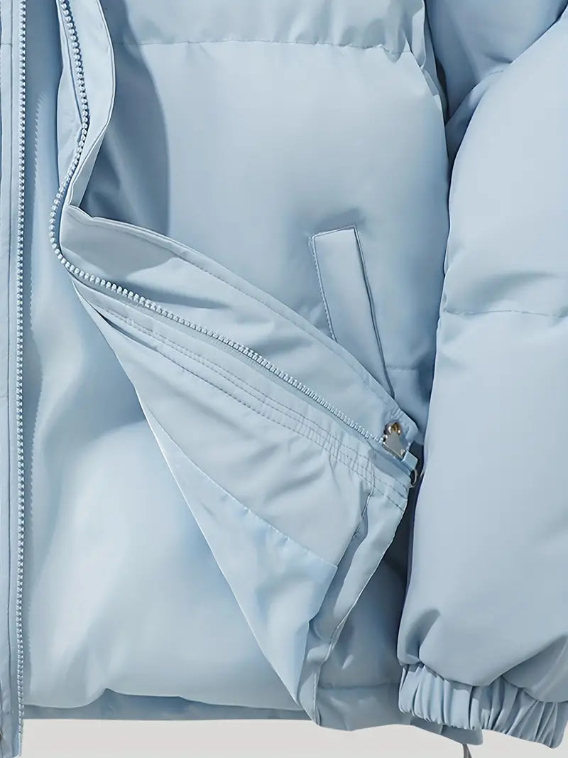 Dames Gevoerde Winterjas met Capuchon – Waterafstotend, Casual voor Koud Weer