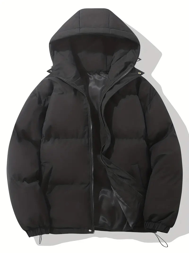 Dames Gevoerde Winterjas met Capuchon – Waterafstotend, Casual voor Koud Weer