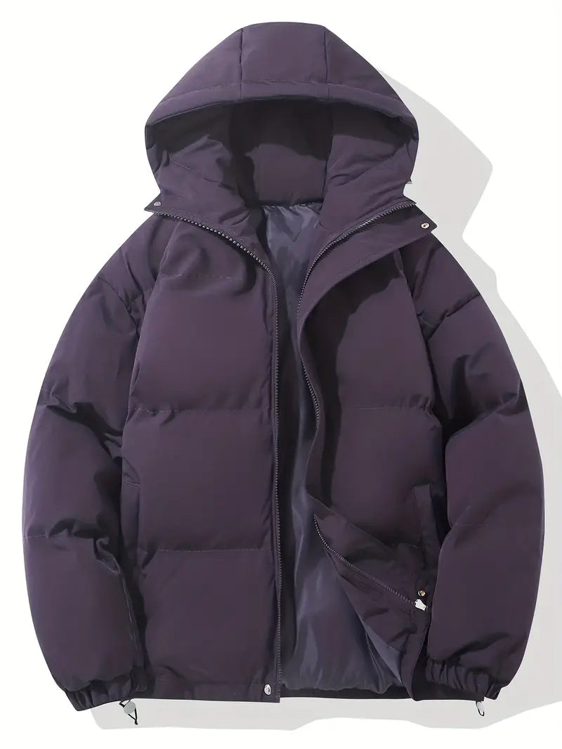Dames Gevoerde Winterjas met Capuchon – Waterafstotend, Casual voor Koud Weer