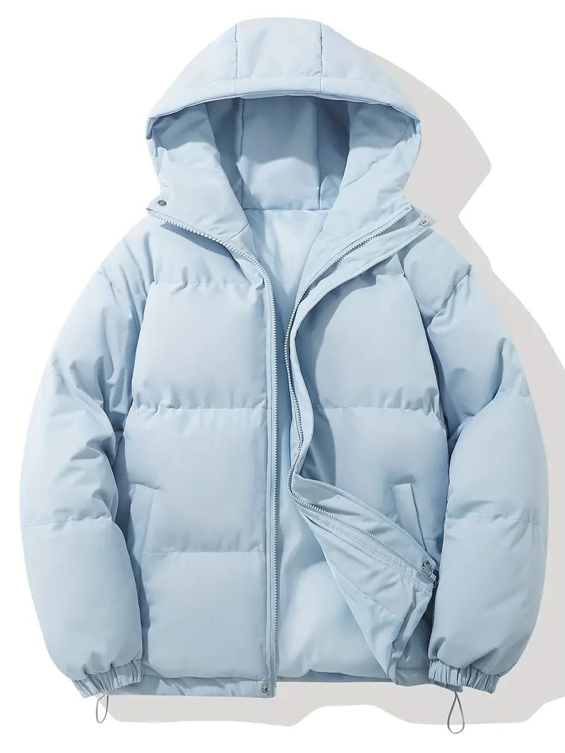 Dames Gevoerde Winterjas met Capuchon – Waterafstotend, Casual voor Koud Weer