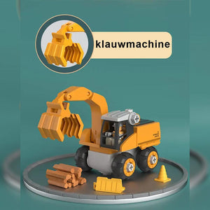 Graafmachine Avontuur | Educatief bouwspeelgoed voor jonge ingenieurs