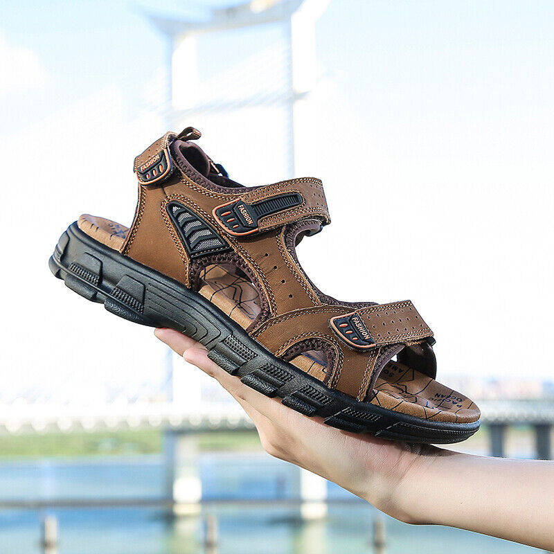 Riley Unisex Ondersteunende Sandalen - Klittenband, Comfortabel, Casual voor Thuis en Buiten
