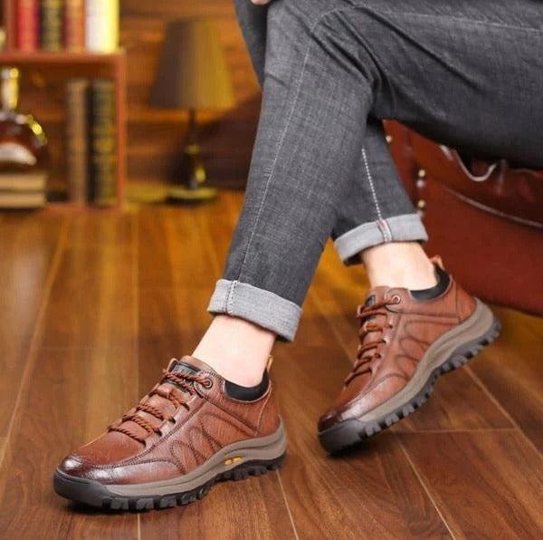 Ennio Drenchguard Waterdichte Leren Wandelschoenen