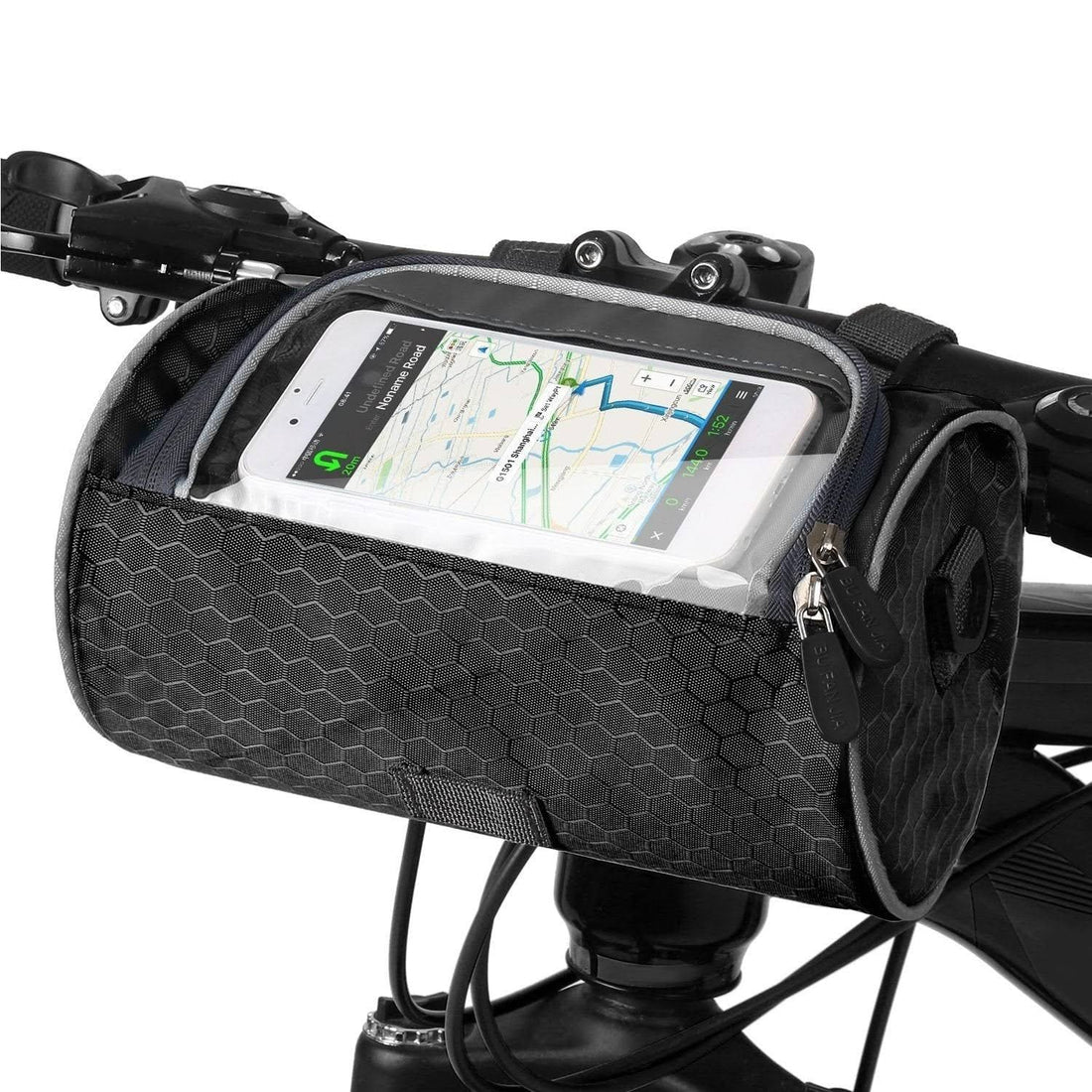 CycliQ Waterdichte Fietstas met Telefoonvenster – Verstelbare Stuurtas