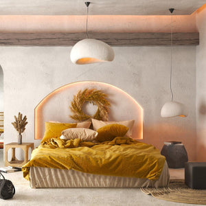 Hanglamp - Minimalistisch Design - Dimbaar - Metaal/Glas - Antraciet/Wit