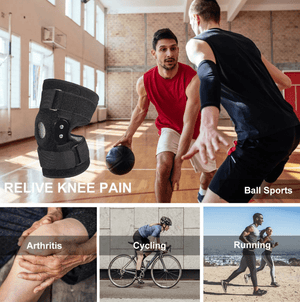 PowerKnee | Kniebrace | Verstelbaar en Scharnierend | Optimale Ondersteuning & Comfort