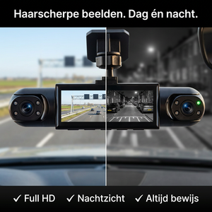 DashPro | De dashcam die álles rond je auto vastlegt
